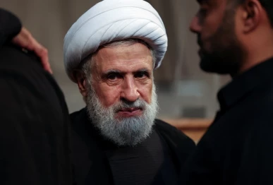 lebanon s hezbollah leader sheikh naim qassem file image reuters