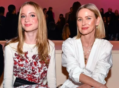 naomi watts and nicole kidman spotted with their daughters at balenciaga haute couture show in paris