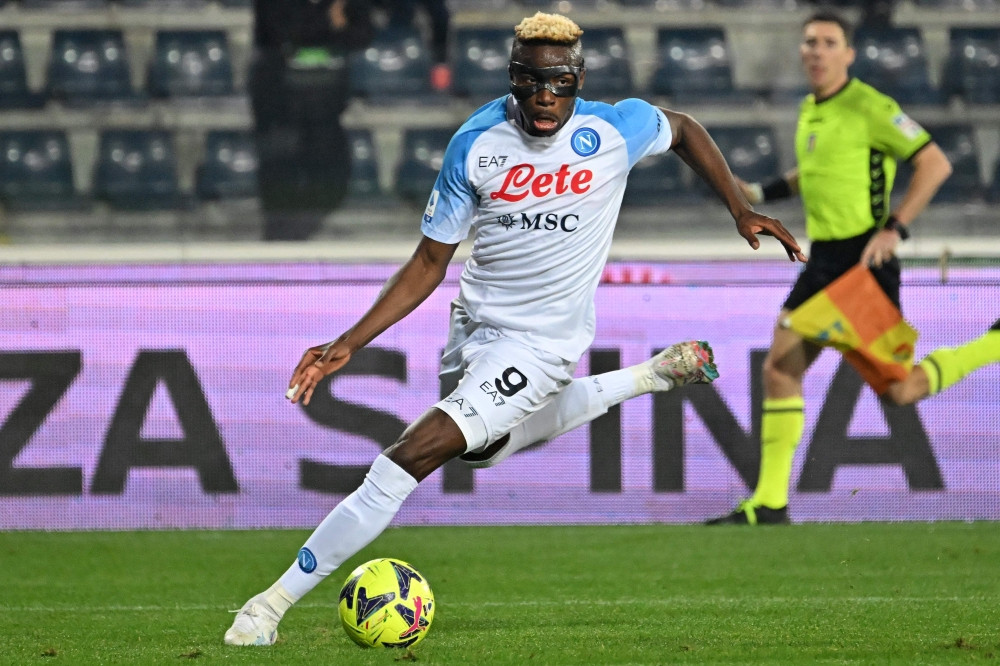 Red-hot Osimhen on target as Napoli go 18 clear
