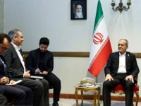 interior minister meeting iranian president masoud pezeshkian photo file wana