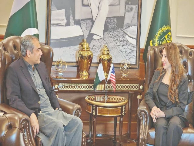 acting us ambassador to pakistan natalie baker on june 28 met with interior minister mohsin naqvi photo inp acting us ambassador to pakistan natalie baker on june 28 met with interior minister mohsin naqvi photo inp