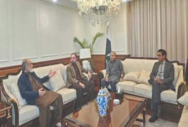 federal minister for interior mohsin naqvi on saturday meeting with federal ministers and discussed the overall national situation photo app