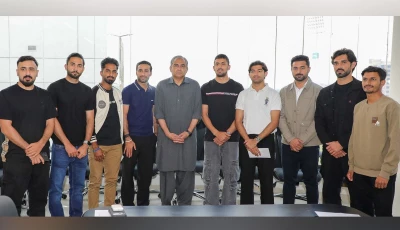 pcb chairman mohsin naqvi meeting with hockey team players photo x pcb chairman mohsin naqvi meeting with hockey team players photo x