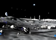 artist s concept of phase 3 of nasa s moon base photo nasa