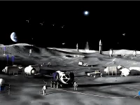 artist s concept of phase 3 of nasa s moon base photo nasa
