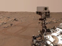nasa s perseverance mars rover is seen in a selfie that it took over a rock nicknamed rochette september 10 2021 nasa jpl caltech
