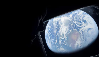 nasa astronaut and artemis ii commander reid wiseman peers out of one of the orion spacecraft s main cabin windows looking back at earth as the crew travels towards the moon april 2 2024 photo nasa nasa astronaut and artemis ii commander reid wiseman peers out of one of the orion spacecraft s main cabin windows looking back at earth as the crew travels towards the moon april 2 2024 photo nasa
