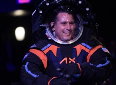 prototype spacesuit for nasa mission to moon unveiled prototype spacesuit for nasa mission to moon unveiled