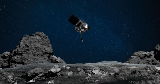 nasa s osiris rex mission readies itself to touch the surface of asteroid bennu photo nasa nasa s osiris rex mission readies itself to touch the surface of asteroid bennu photo nasa