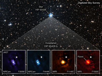 james webb space telescope captures its first picture of alien world james webb space telescope captures its first picture of alien world
