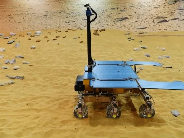 the rover which is named after british scientist rosalind franklin is planned to touch down on the martian surface in 2030 photo afp