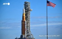 nasa moves moon rocket to launch pad