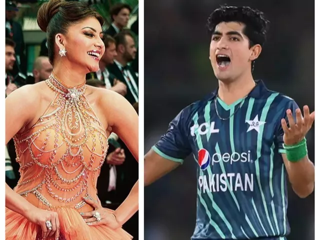 urvashi rautela to support naseem shah in the india vs pakistan match