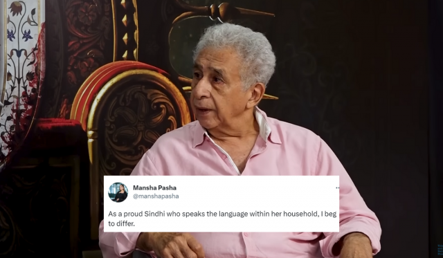 naseeruddin shah draws ire for claiming sindhi no longer spoken in pakistan