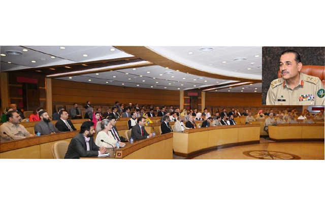 participants of national security workshop 25 visited the general headquarters in rawalpindi on thursday october 26 2023 photo ispr