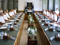 chief of the naval staff admiral naveed ashraf chairs the pakistan navy s command and staff conference at naval headquarters on wednesday photo pakistan navy