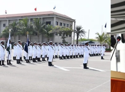 passing out ceremony of naval cadets held in karachi
