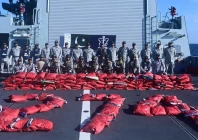 pakistan navy ship yamama conducted the operation that led to the recovery of drugs valued at roughly 3 million photo pakistan navy