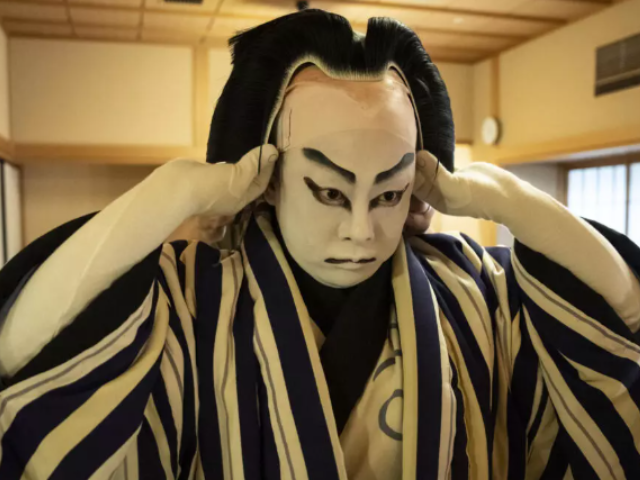 In kabuki, a wig serves to convey age, social status, occupation and personality © Yuichi YAMAZAKI / AFP