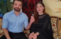 hamza ali abbasi and naimal khawar khan launch marriage4life app