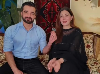 hamza ali abbasi and naimal khawar khan launch marriage4life app