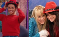 selena gomez miley cyrus reunite for hannah montana s 20th anniversary