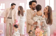 saboor aly and ali ansari celebrate baby serena s first birthday