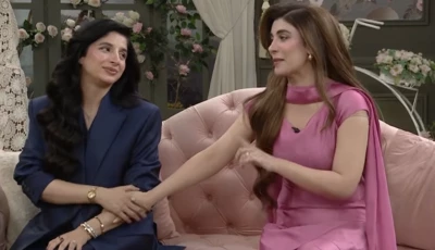 sisters mawra hocane and urwa hocane appeared on nida yasir s morning show to discuss her emotional crying scenes photo sreengrab