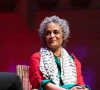 indian author arundhati roy says she stands with iran