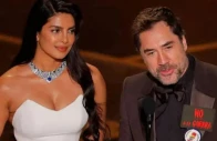 oscars 2026 javier bardem calls for no to war on stage with priyanka chopra