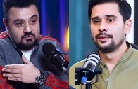 tv host and stand up comedian tabish hashmi and actor comedian ahmad ali butt during a podcast photo youtube