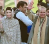 pml n supremo nawaz sharif and punjab chief minister maryam nawaz wave to supporters during an election rally in mirpur ahead of the azad jammu and kashmir legislative assembly elections on friday photo x pml n supremo nawaz sharif and punjab chief minister maryam nawaz wave to supporters during an election rally in mirpur ahead of the azad jammu and kashmir legislative assembly elections on friday photo x