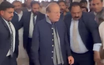nawaz lands in g b to lead pml n s final election push for june 7 polls