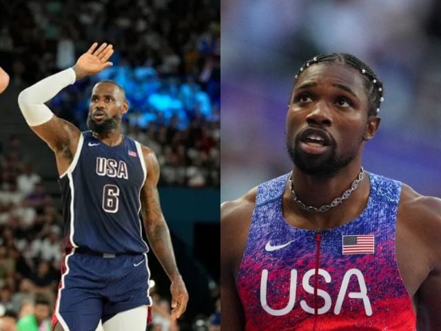 Team USA basketball responds to Noah Lyles' world champion comments after  Olympic gold win