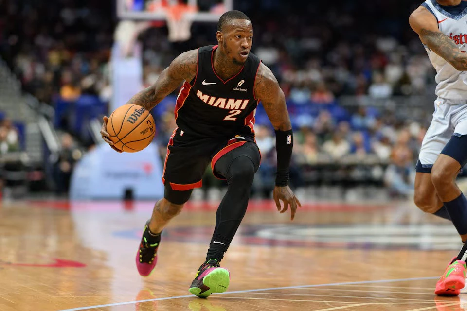 miami heat guard terry rozier 2 handles the ball during the second quarter against the washington wizards at capital one arena mandatory credit reggie hildred reuters