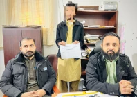 nccia officers with suspect arrested for exploiting children photo express