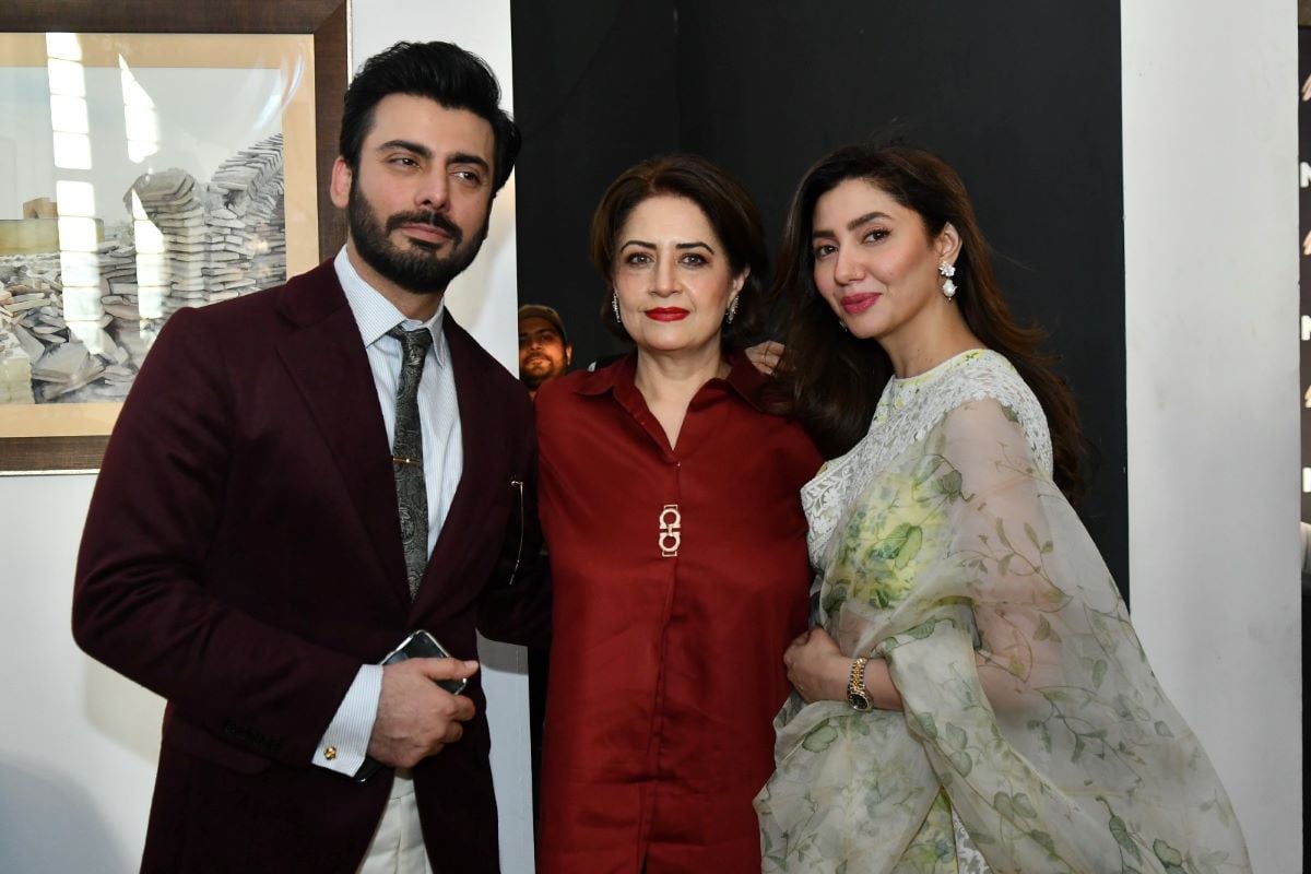 Madiha Imam and Atiqa Odho echoed the film’s emotional core, saying, “This film has been made out of love for Fawad and Mahira.” PHOTO: AUTHOR