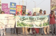 construction along nehr e khayyam slammed