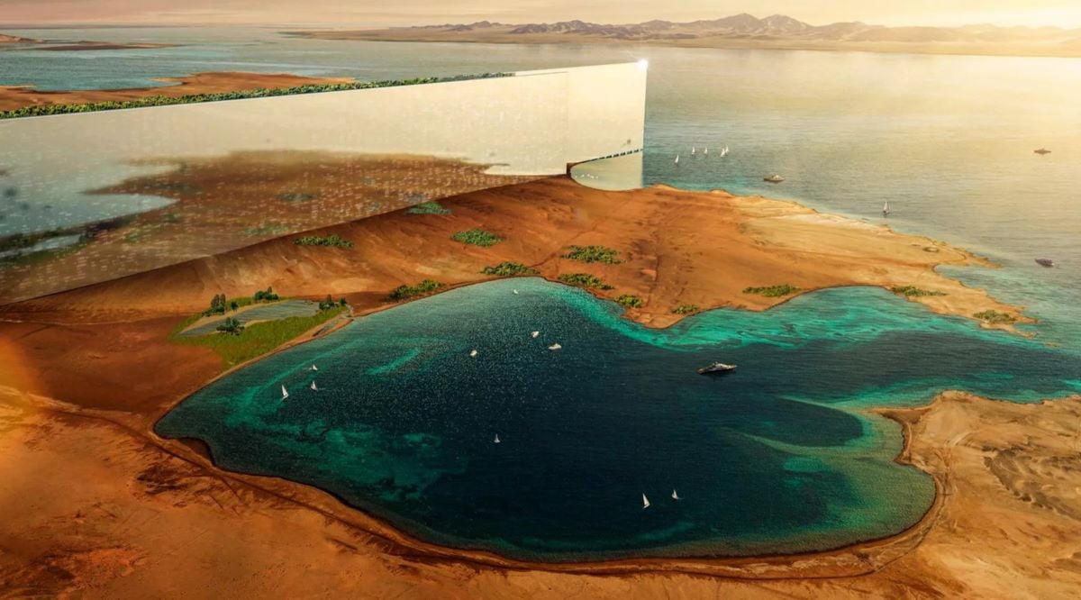 An artist image of proposed NEOM project. PHOTO: NEOM WEBSITE