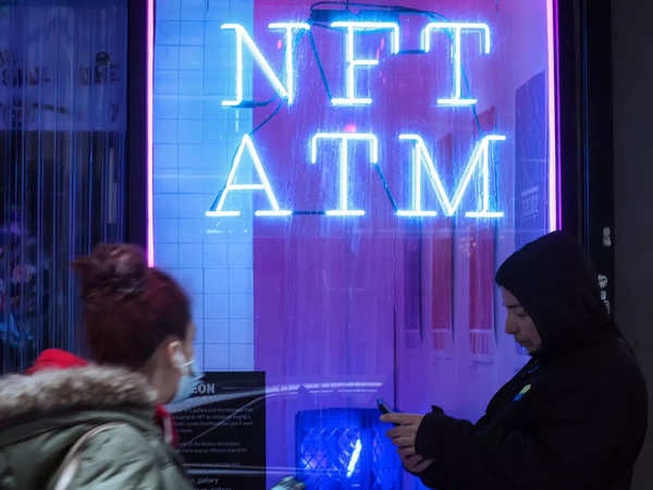 Photo of New York vending machine now selling NFT art instead of candy