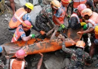 a survivor is carried by members of a search and rescue team after they rescued two people trapped inside a tunnel at the trishuli 3a hydropower project following devastating floods and mudslides that struck the bhotekoshi river in rasuwa nepal september 4 2026 photo reuters a survivor is carried by members of a search and rescue team after they rescued two people trapped inside a tunnel at the trishuli 3a hydropower project following devastating floods and mudslides that struck the bhotekoshi river in rasuwa nepal september 4 2026 photo reuters
