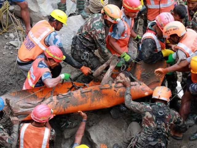 Nine days after disaster, two pulled alive from Nepal hydropower tunnel