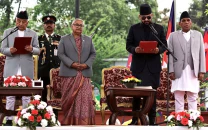 ex rapper balendra shah sworn in as nepal pm after sweeping election win