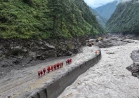 a drone view of firefighters conducting search and rescue operations at a damaged road leading to gyirong port after a mudslide in gyirong county shigatse tibet autonomous region china august 28 2026 photo reuters a drone view of firefighters conducting search and rescue operations at a damaged road leading to gyirong port after a mudslide in gyirong county shigatse tibet autonomous region china august 28 2026 photo reuters