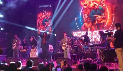 nepali singer honours reshma at world culture festival in karachi