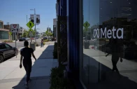 a woman walks by the meta lab in los angeles california u s may 20 2026 reuters