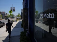a woman walks by the meta lab in los angeles california u s may 20 2026 reuters