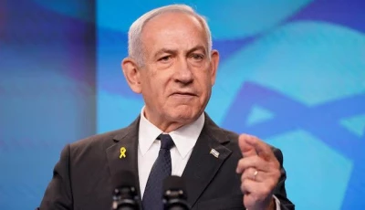 israeli prime minister benjamin netanyahu gestures during a joint press conference with us secretary of state marco rubio not pictured at the prime minister s office during rubio s visit in jerusalem photo reuters