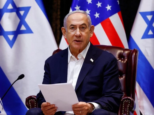israeli prime minister benjamin netanyahu attends a meeting with us president joe biden not pictured and the israeli war cabinet during biden s visit to israel amid the ongoing conflict between israel and hamas in tel aviv israel photo reuters