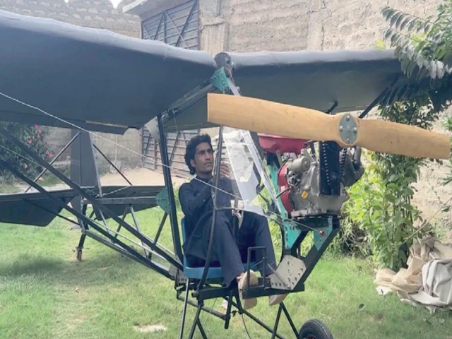 bajaur youth builds plane after six years bajaur youth builds plane after six years